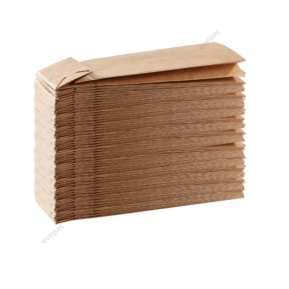 Sachet Kraft Brun Avec Fenêtre 205mmx50mmx90mm