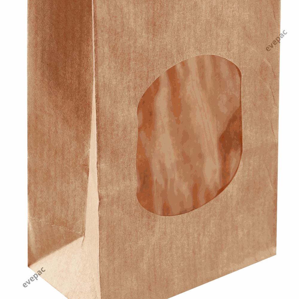 50 pièces sac autoportant papier Kraft scellé poche de fruits secs 50 pièces sac autoportant papier Kraft scellé poche de fruits secs